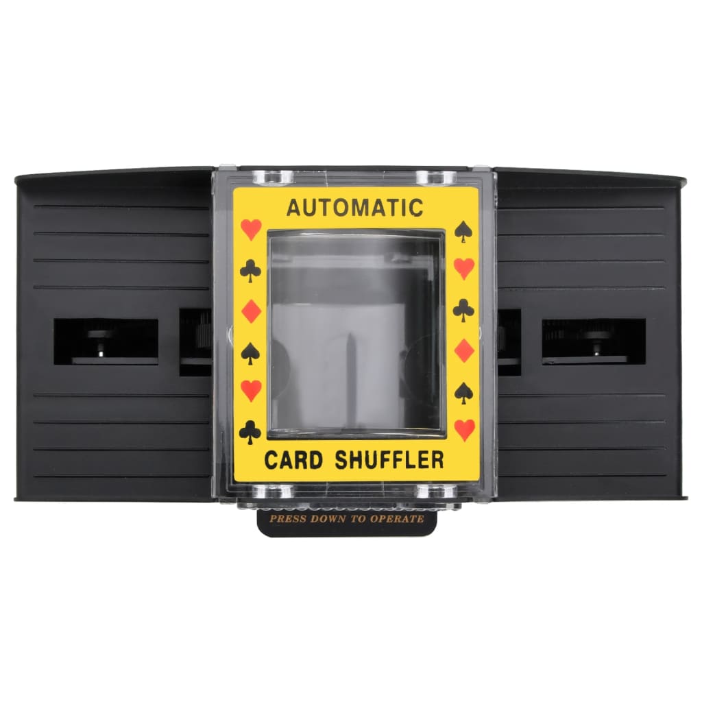 Fekete automatikus kártyakeverő 2 csomaghoz 