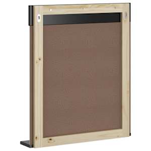 Koupelnové zrcadlo s policí BERG černé 60x12x70cm masivní dřevo - obrázek 4