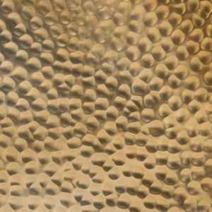 Konferenční stolek kovaný hliník Ø 50 x 30 cm mosaz - obrázek 8