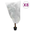 vidaXL pingutusn&ouml;&ouml;riga taime fliiskatted 8 tk, 70 g/m&sup2;, 0,8x1 m
