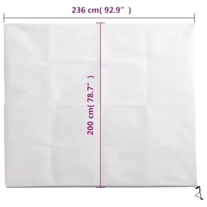 Ochranné návleky na rostliny na zip 2 ks 70 g/m² 2,36 x 2 m - obrázek 10