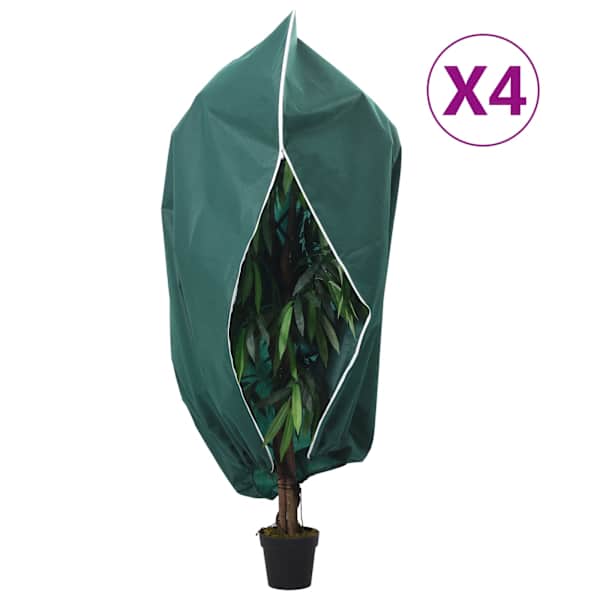 vidaXL lukuga taime fliiskatted 4 tk, 70 g/m&sup2;, 1 x 1,55 m
