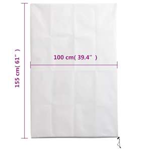 Ochranné návleky na rostliny na zip 10 ks 70 g/m² 1 x 1,55 m - obrázek 10