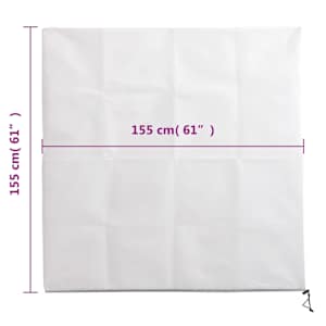 Ochranné návleky na rostliny na zip 10 ks 70 g/m² 1,55 x 1,55 m - obrázek 10