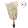 vidaXL pingutusn&ouml;&ouml;riga taime fliiskatted 12 tk, 70 g/m&sup2;, 0,8x1 m