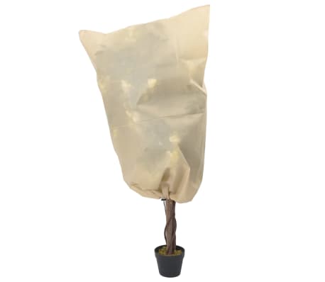 vidaXL Huse pentru plante din fleece cu șnur 12 buc. 70 g/m&sup2; 0,8x1 m