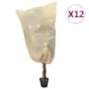 vidaXL pingutusn&ouml;&ouml;riga taime fliiskatted 12 tk, 70 g/m&sup2;, 0,8x1,2 m
