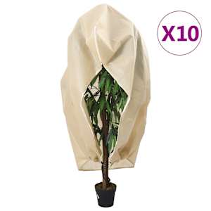 Ochranné návleky na rostliny na zip 10 ks 70 g/m² 1,2 x 1,8 m - obrázek 1