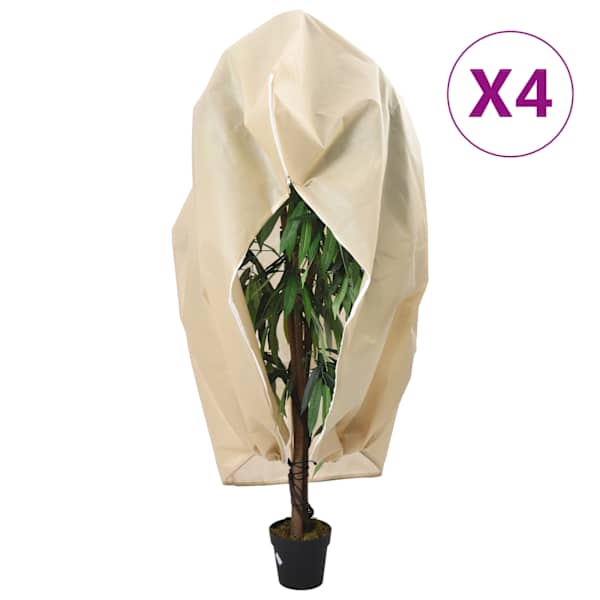 vidaXL lukuga taime fliiskatted 4 tk, 70 g/m&sup2;, 3,93x3,5 m