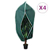vidaXL lukuga taime fliiskatted 4 tk, 70 g/m&sup2;, 3,93x3 m