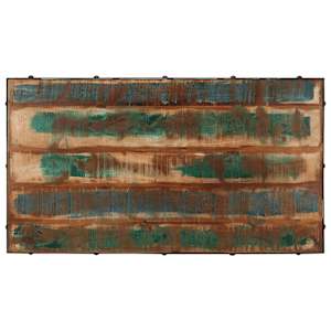 Konferenční stolek s kolečky recyklované dřevo 100 x 55 x 26 cm - obrázek 4