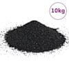 vidaXL akvaariumiliiv, 10 kg, must, 0,2-2 mm
