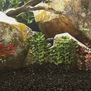 Pesek za akvarij 10 kg črn 0,2-2 mm