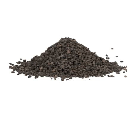 vidaXL Basalt Gravel 25 kg Black 5-8 mm