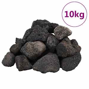 Sopečné kameny 10 kg černé 5–8 cm - obrázek 2