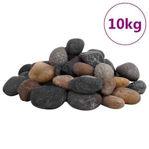 Leštěné oblázky 10 kg mix barev 5–8 cm - obrázek 1