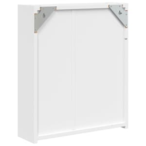 Koupelnová zrcadlová skříňka s LED osvětlením bílá 45x13x52 cm - obrázek 8