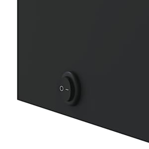 Koupelnová zrcadlová skříňka s LED osvětlením černá 45x13x52 cm - obrázek 10