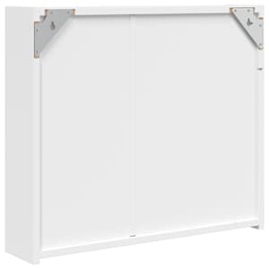 Koupelnová zrcadlová skříňka s LED osvětlením bílá 60x13x52 cm - obrázek 8