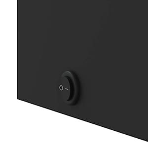 Koupelnová zrcadlová skříňka s LED osvětlením černá 60x13x52 cm - obrázek 10