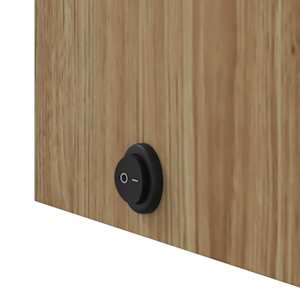 Koupelnová zrcadlová skříňka s LED osvětlením dub 60x13x52 cm - obrázek 10