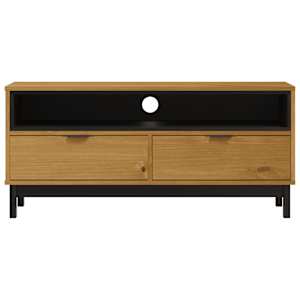 TV skříňka FLAM 110 x 40 x 50 cm masivní borové dřevo - obrázek 5
