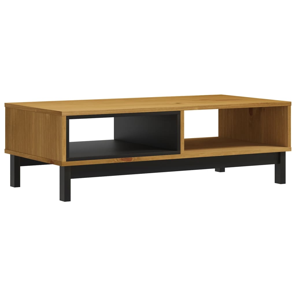 Image of vidaXL Coffee Table FLAM 100x50x32.5 cm Solid Wood Pine