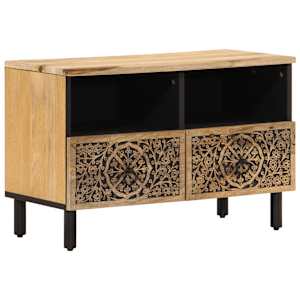 TV skříňka 70 x 33 x 46 cm masivní mangovníkové dřevo - obrázek 2
