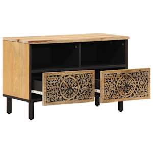 TV skříňka 70 x 33 x 46 cm masivní mangovníkové dřevo - obrázek 4