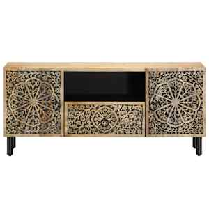 TV skříňka 105x33x46 cm masivní mangovníkové dřevo - obrázek 5