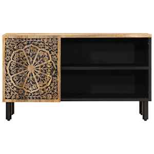 TV skříňka 80 x 31 x 46 cm masivní mangovníkové dřevo - obrázek 5