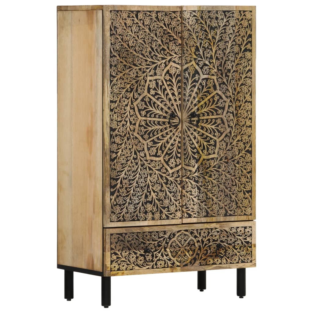 vidaXL Skříň highboard 60 x 33 x 100 cm masivní mangovníkové dřevo