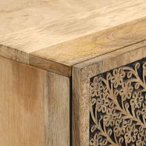 Skříň highboard 60 x 33 x 100 cm masivní mangovníkové dřevo - obrázek 8