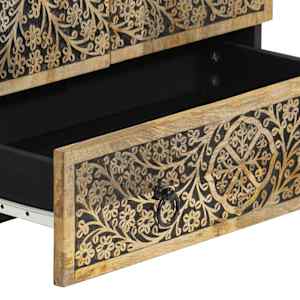 Skříň highboard 60 x 33 x 100 cm masivní mangovníkové dřevo - obrázek 10