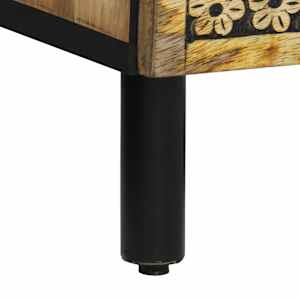 Skříň highboard 60 x 33 x 100 cm masivní mangovníkové dřevo - obrázek 11