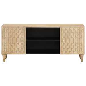 TV skříňka 105x33x46 cm masivní mangovníkové dřevo - obrázek 3