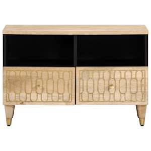 TV skříňka 70 x 33 x 46 cm masivní mangovníkové dřevo - obrázek 3