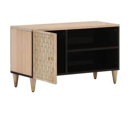 vidaXL Tv-meubel 80x31x46 cm massief mangohout