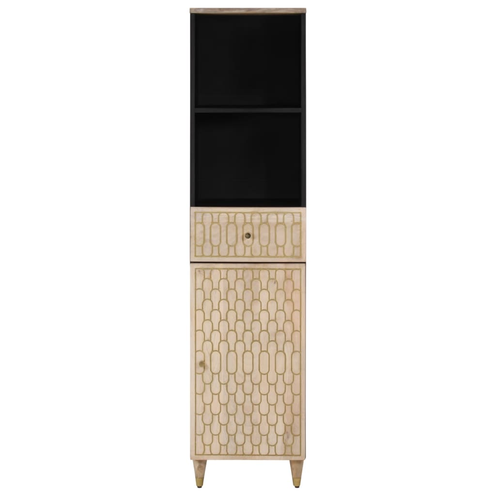 Thumbnail - vidaXL Badschrank 38x33x160 cm Massivholz Mango