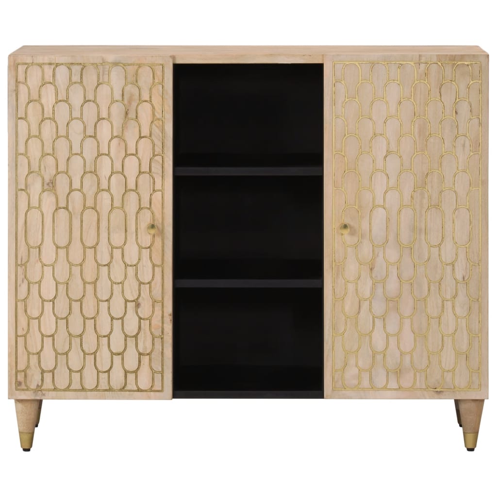Thumbnail - vidaXL Beistellschrank 90x33x75 cm Massivholz Mango