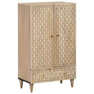 Skříň highboard 60 x 33 x 100 cm masivní mangovníkové dřevo