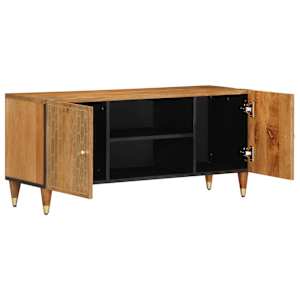 TV skříňka 105x33x46 cm masivní mangovníkové dřevo - obrázek 3