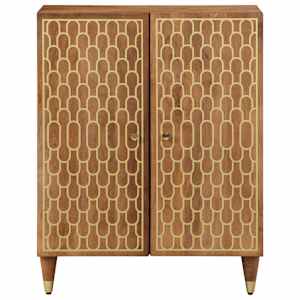 vidaXL Side Cabinet 60x33x75 cm Solid Wood Mango
