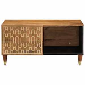 Konferenční stolek 80 x 50 x 40 cm masivní mangovníkové dřevo - obrázek 2