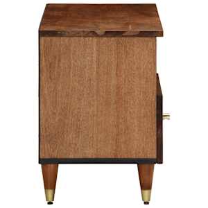 TV skříňka 80 x 33 x 46 cm masivní mangovníkové dřevo - obrázek 4