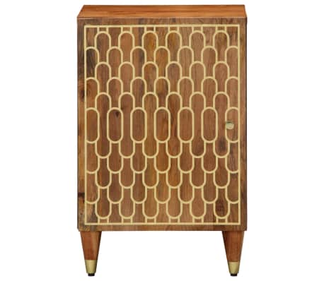 vidaXL Armoire de salle de bain 38x33x58 cm bois massif de manguier