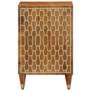 vidaXL Armoire de salle de bain 38x33x58 cm bois massif de manguier