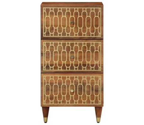 vidaXL Beistellschrank 40x33x75 cm Massivholz Mango
