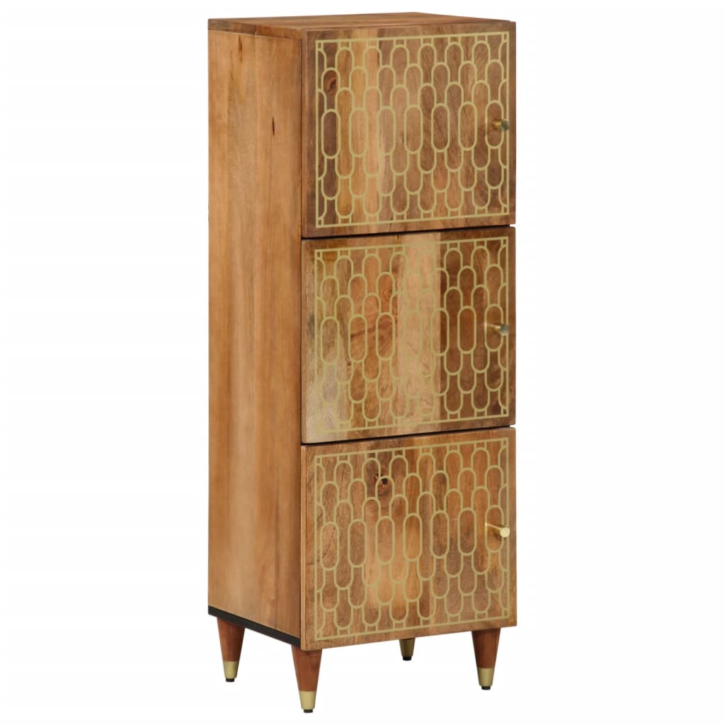 vidaXL Highboard 40x33x110 cm Massivholz Mango