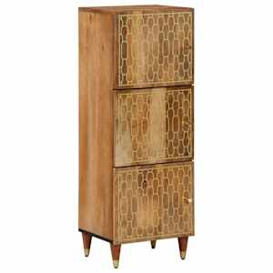 Skříň highboard 40 x 33 x 110 cm masivní mangovníkové dřevo - obrázek 1